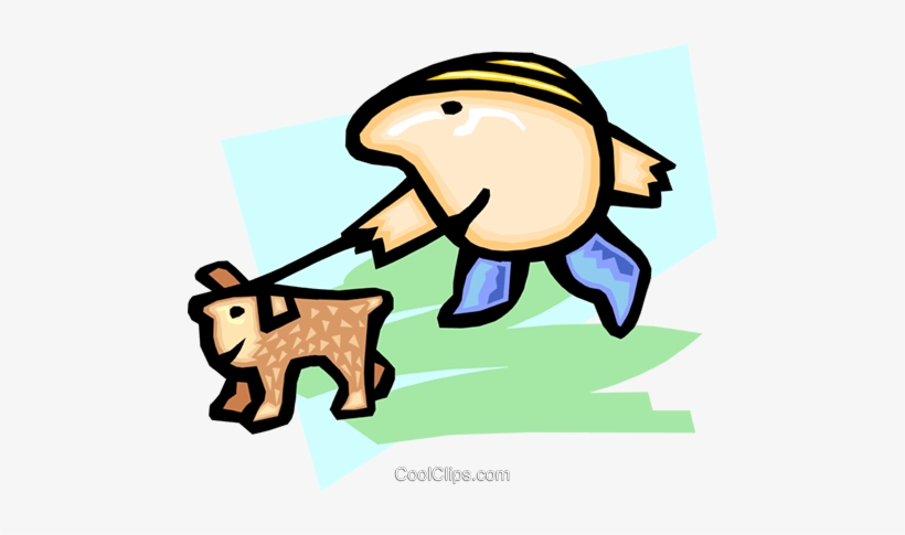 Walking The Dog - Walking The Dog Cartoon, transparent png download