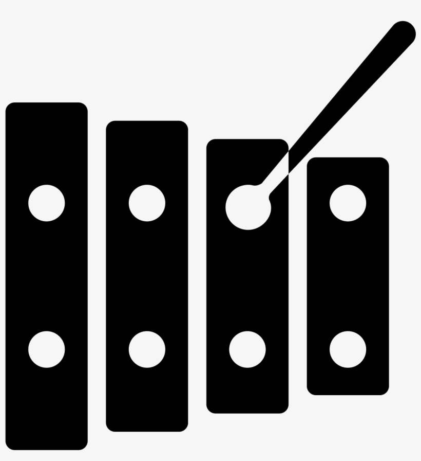 Xylophone Filled Icon - Xylophone, transparent png download