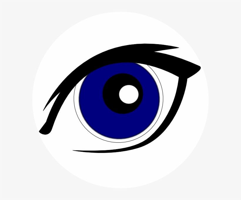 Blue Eye Svg Clip Arts 600 X 600 Px, transparent png download
