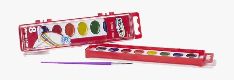 8ct Washable Watercolors - Toy Instrument, transparent png download