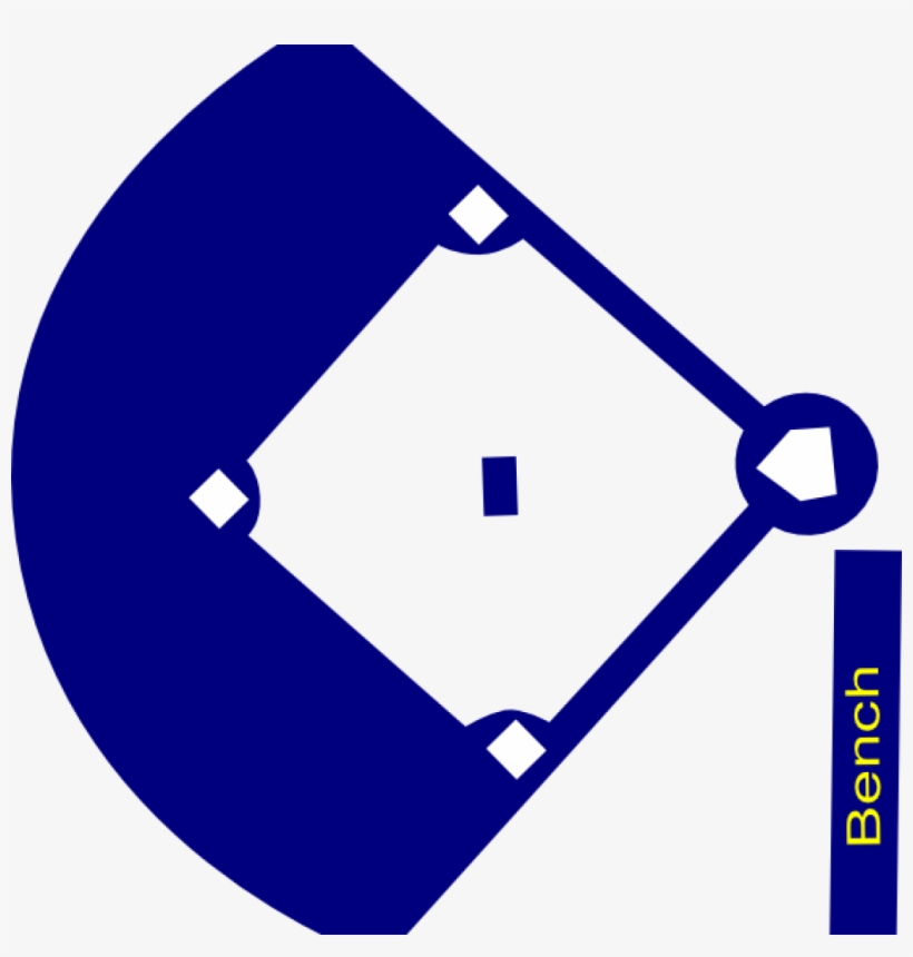 Baseball Field Clipart Bear Clipart Hatenylo - Baseball Field Silhouette, transparent png download
