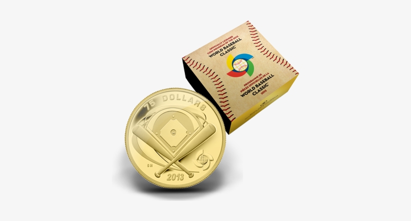2013 Pure Gold 75 Dollar Coin - Baseball Diamond, transparent png download