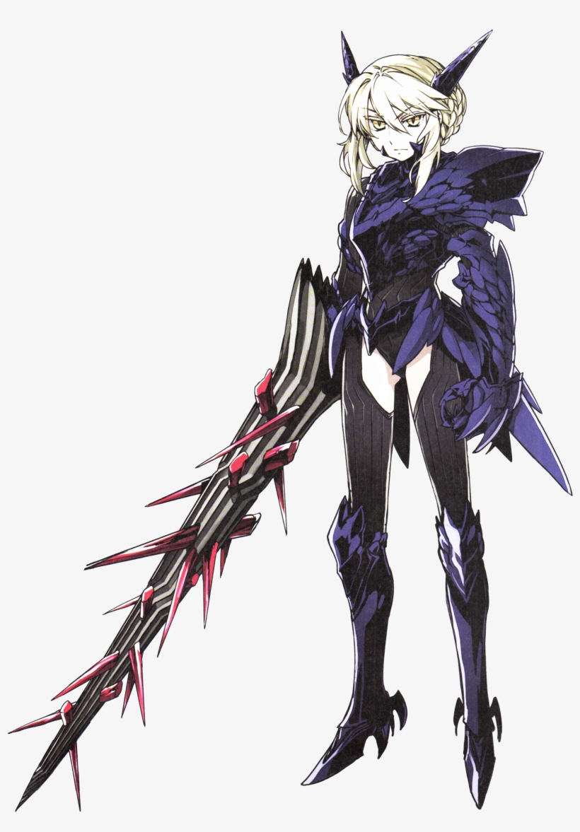 Lancer Alter Artoria - Artoria Lancer Alter Render, transparent png download