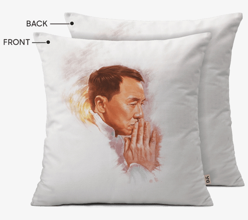 Dailyobjects Jackie Chan 18" Cushion Cover Buy Online - Pencil, transparent png download