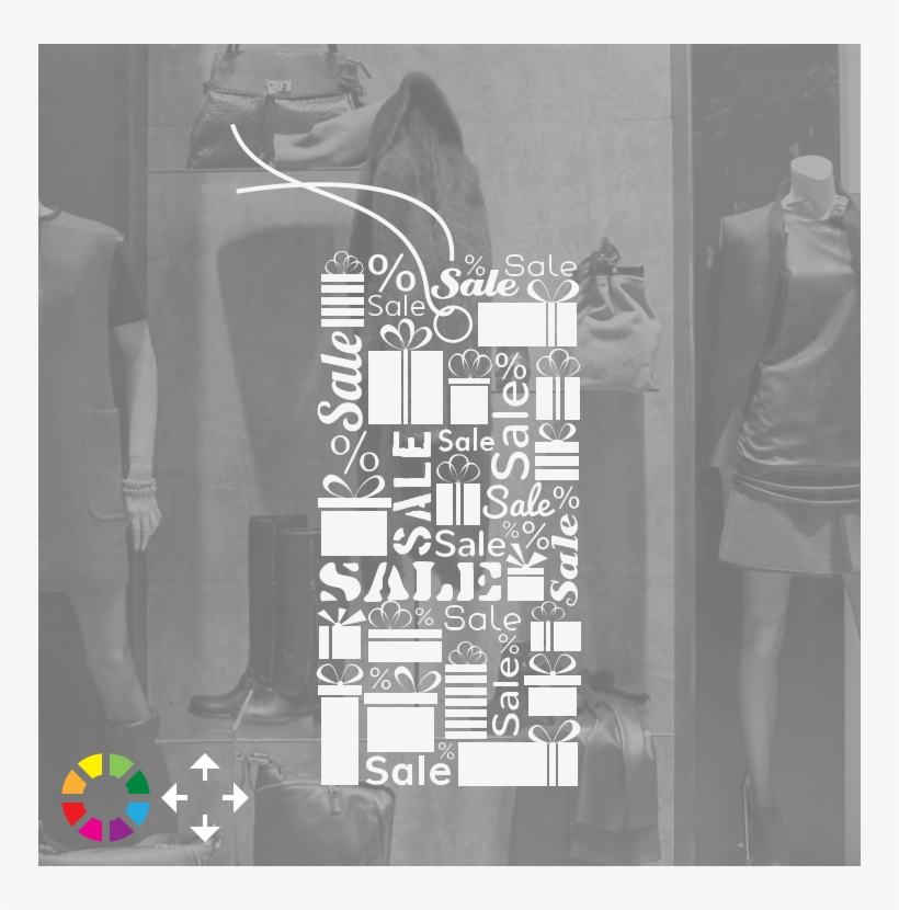 Summer Sale Window Stickers, transparent png download