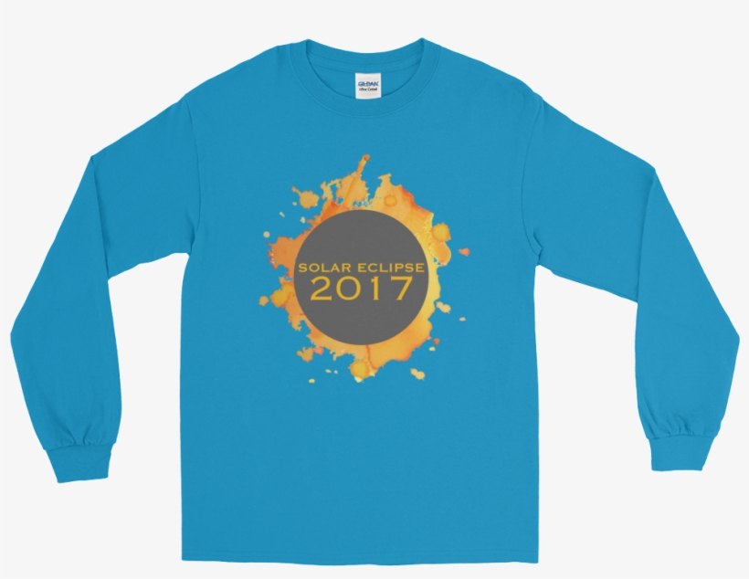 2017 Solar Eclipse Watercolor Burst - You Can't Think And Hit, transparent png download