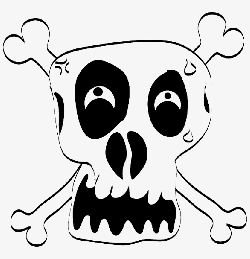 Mb Image/png - Funny Skull And Crossbones, transparent png download