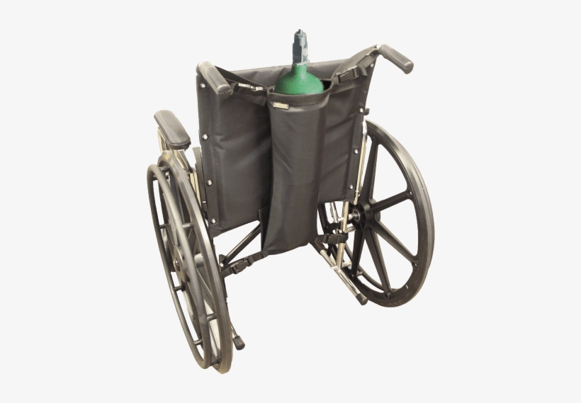 Ez-accessories® Wheelchair Oxygen Carrier - Wheelchair Single Oxygen Bag / Holder By Ez-access, transparent png download