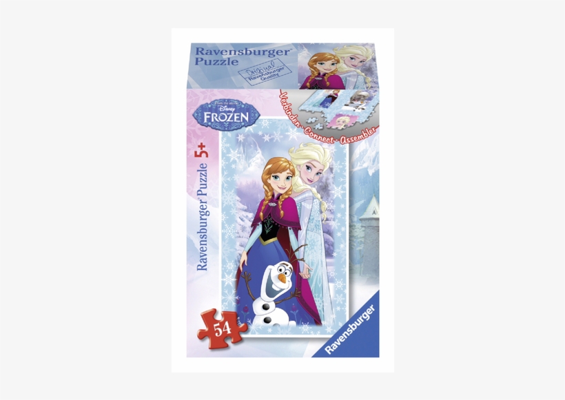 Disney Frozen® Puzzle, Elsa/anna/olaf - Ravensburger 73055 - Display Frozen Minipuzzle - 45, transparent png download