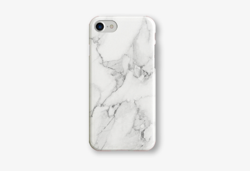 White Marble Slim Print Iphone 8/7/6 Case - Marble Iphone 8 Plus Case, transparent png download