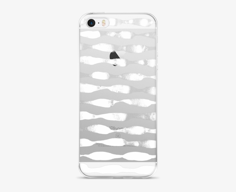 Waves In White Iphone Case - Mobile Phone Case, transparent png download