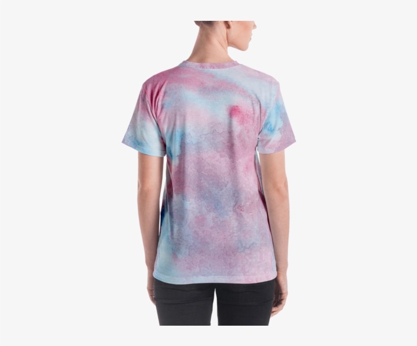 Frozen Sunrise Watercolor Women's T Shirt T Shirt Zazuze - T-shirt, transparent png download