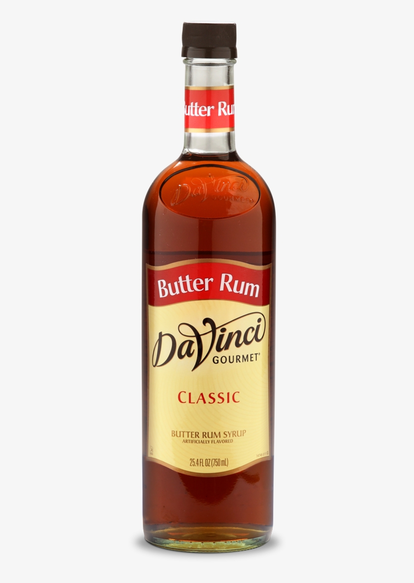 2073738400041 Butter-rum C 750ml G - Da Vinci Syrup Irish, transparent png download