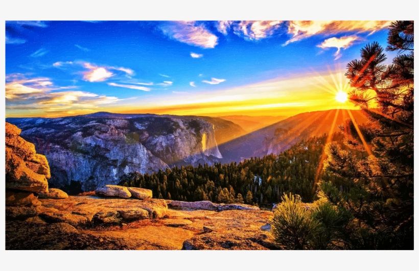 Medium Image - Sun Rise In Mountains, transparent png download