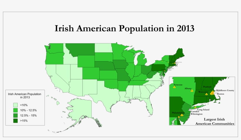Imagebigger - Boston's Irish American Population, transparent png download