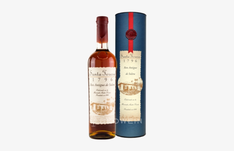 Santa Teresa 1796 Ron Antiguo De Solera Rum 750ml - Santa Teresa 1796 Ron Antiguo De Solera Dark Rum, transparent png download