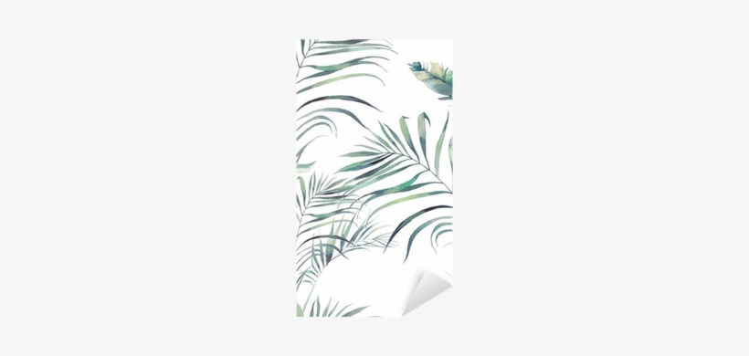 Banana Leaves Throw Pillow, transparent png download
