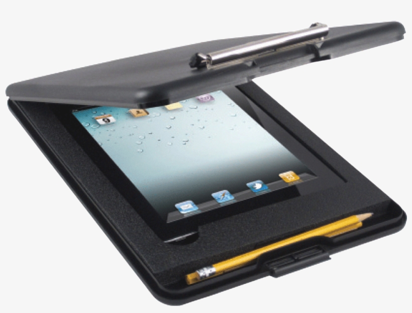 Black Poly Slimmate Clipboard For Ipad - Officemate Slim Clipboard Storage Box 83303, transparent png download