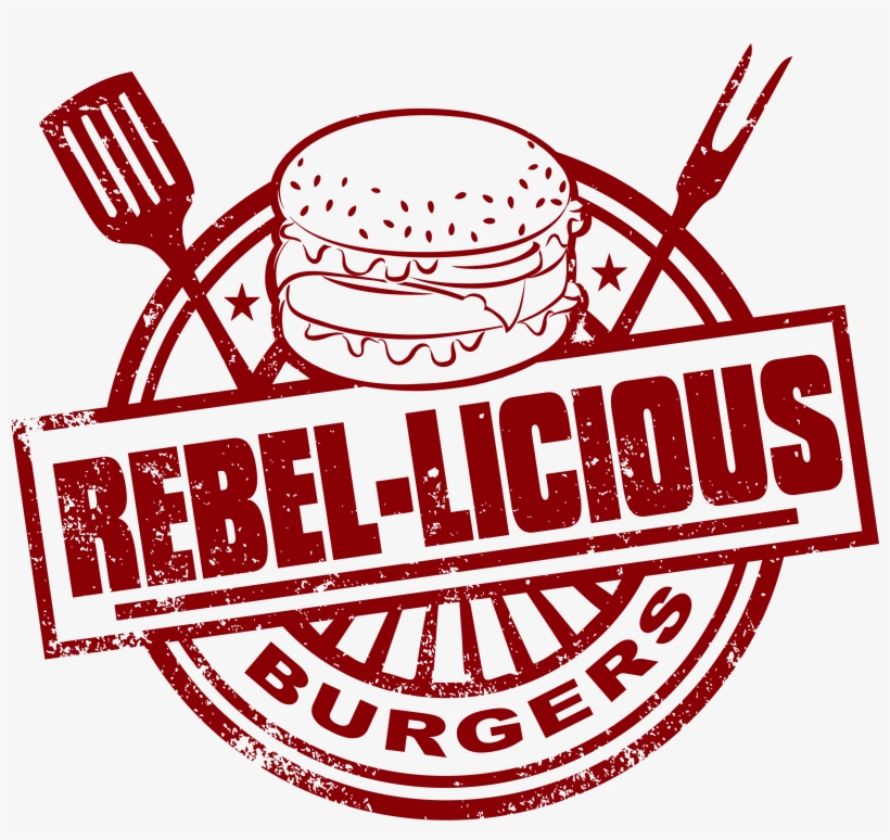 Rebel-licious Burgers - Illustration, transparent png download