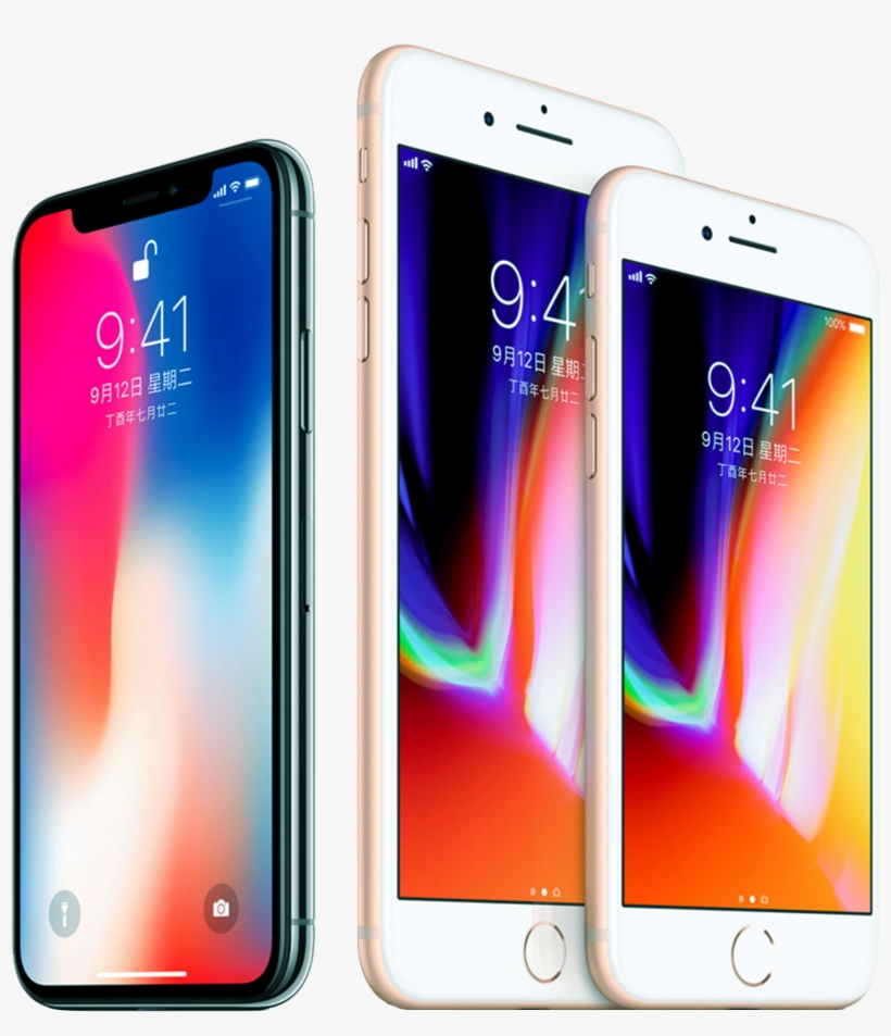 Download - Iphone 8 And Iphone X, transparent png download