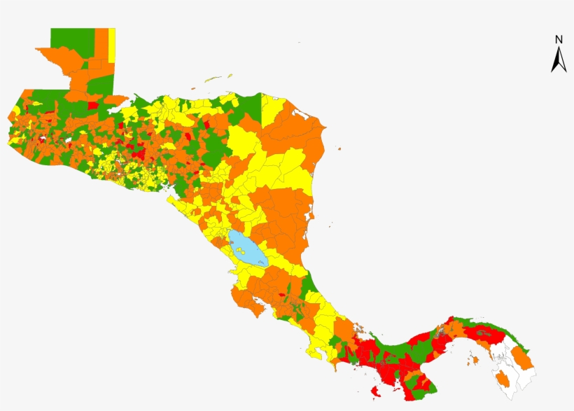 Los Mapas Son Un Esfuerzo Por Contribuir Al Análisis - Centro America Vector, transparent png download