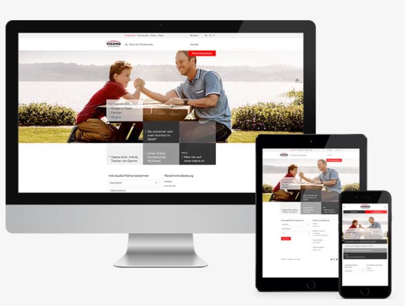 Visana Relaunch S - Website, transparent png download