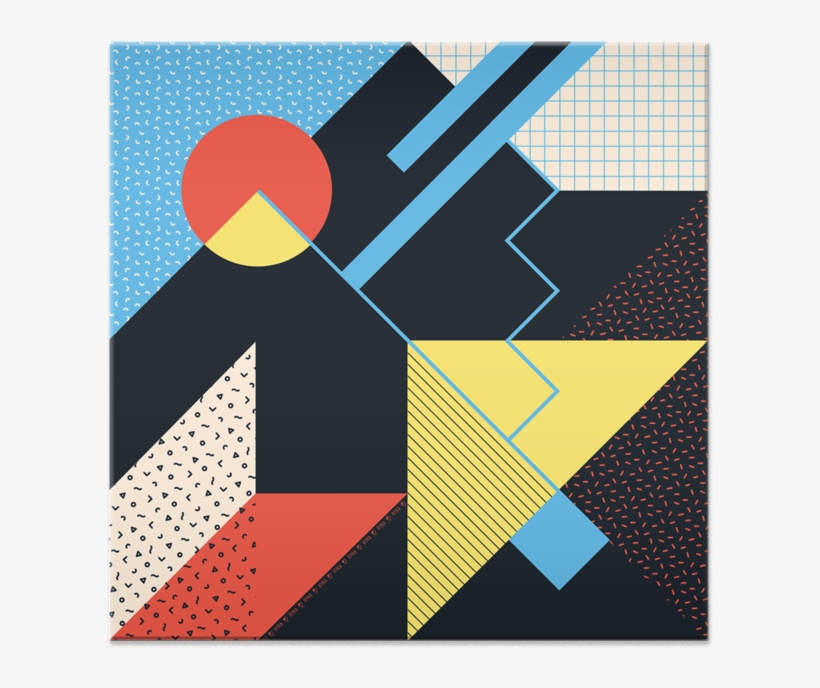 Azulejo Retrometria Negro De Renata Guimarãesna - Triangle, transparent png download