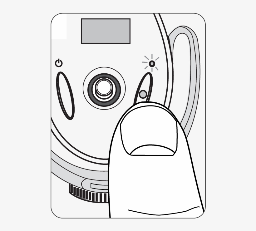 Press The Record Button To Begin Recording - Line Art, transparent png download