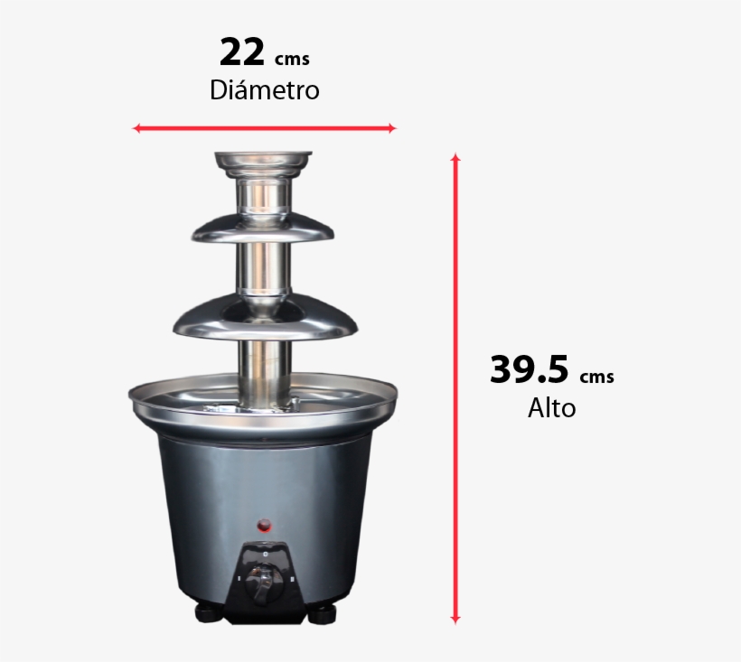 Fuente Para Chocolate 1pza - Loudspeaker, transparent png download