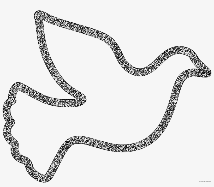 Oregon Clipart Dove - Outline Of Pigeons Transparent PNG - 2330x1924