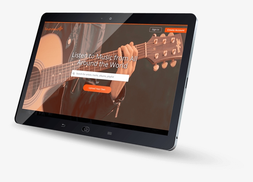 Soundcloud Clone - Smartphone, transparent png download