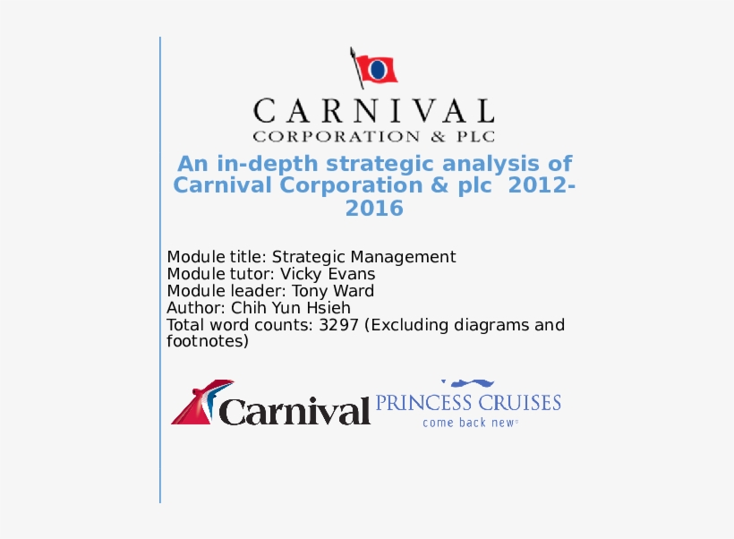 Docx - Carnival Corporation & Plc, transparent png download