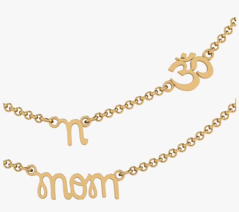 Fancy And High Fashionable Customized Family Necklace - Chain, transparent png download