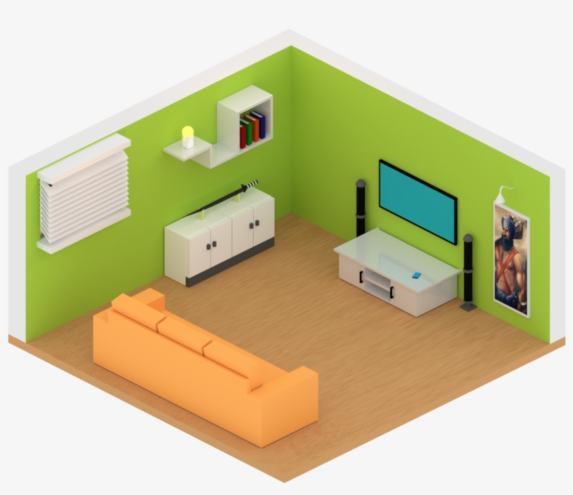 My 2nd Blender Project - House, transparent png download