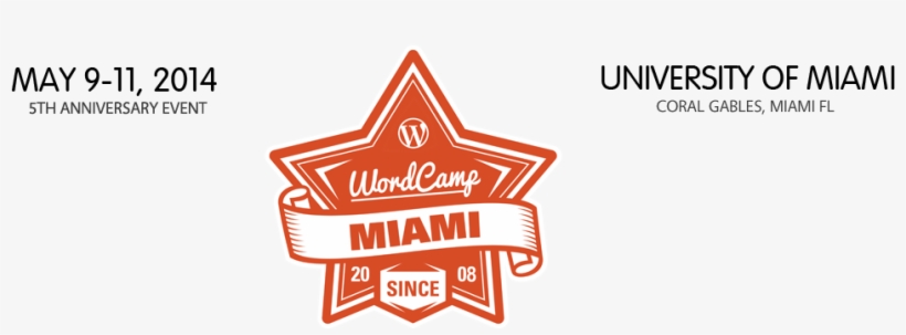Wordcamp Miami - Graphic Design, transparent png download