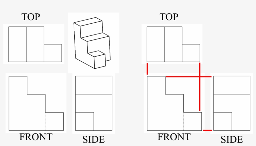 A Line Drawing Of A Multi Height 3 D Object Composed, transparent png download