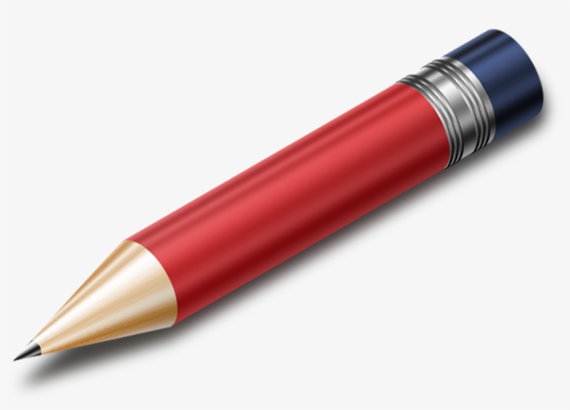Pencil Red - Pencil Icon, transparent png download