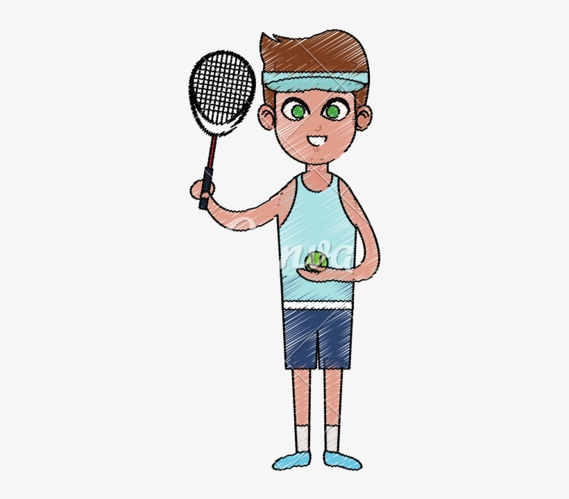 800 X 800 1 - Transparent Tennis Player Cartoon, transparent png download