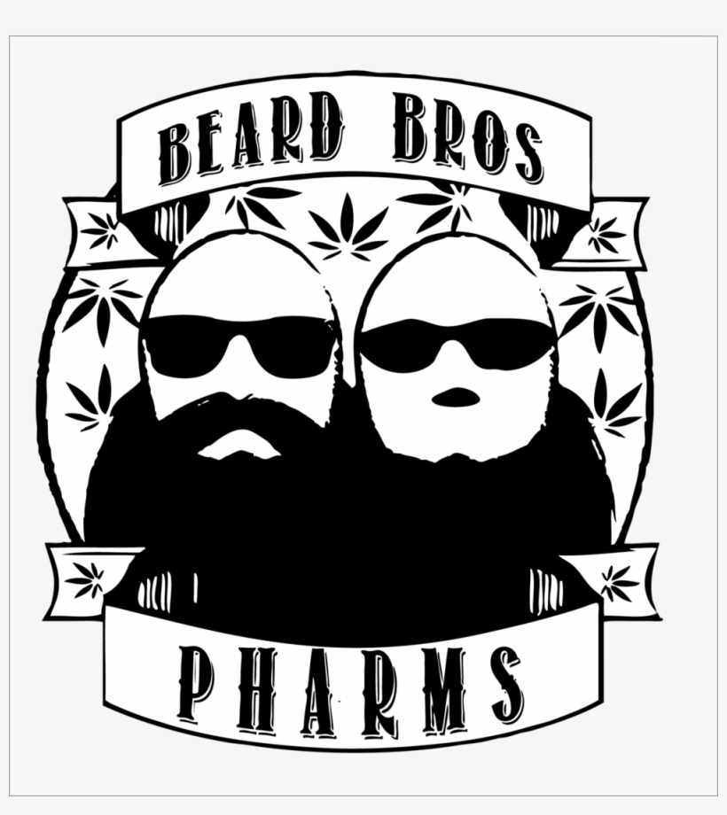 Pharms Iconic Black T-shirt - Logo Beard Brothers, transparent png download
