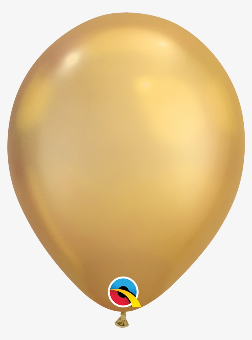 Chrome Gold, Qualatex 11" Latex Balloon - Ballon Gold, transparent png download