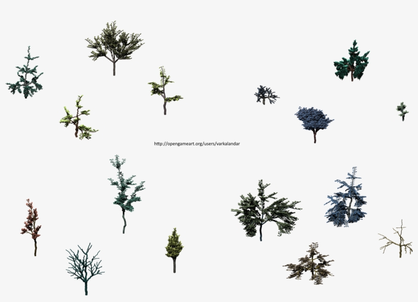Hjm Small Jagged Trees Alpha - Tree, transparent png download