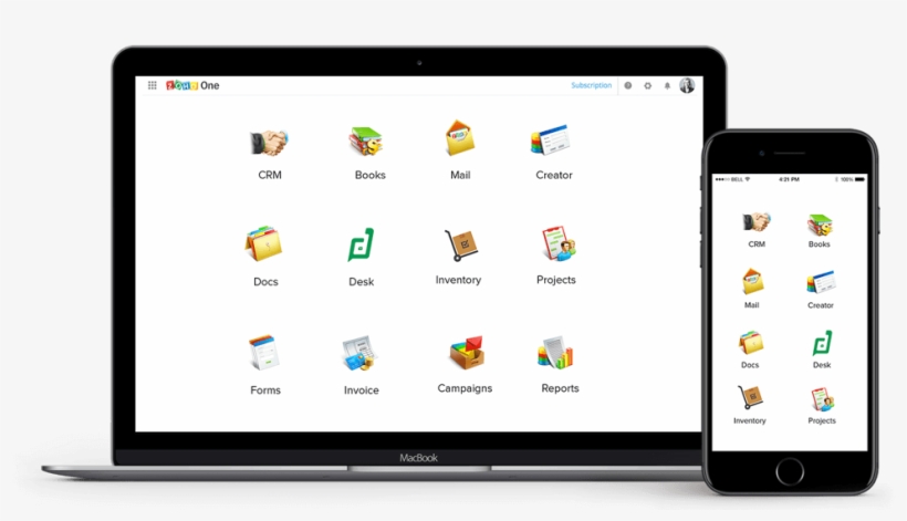 Revolutionary All In One - Zoho Office Suite, transparent png download