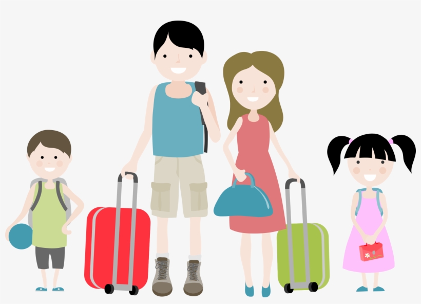 Indian Family Clipart - Viagem Em Familia, transparent png download