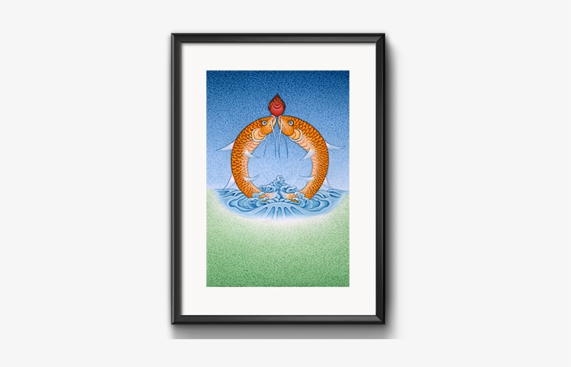 The Two Golden Fish - Golden Fishes, transparent png download