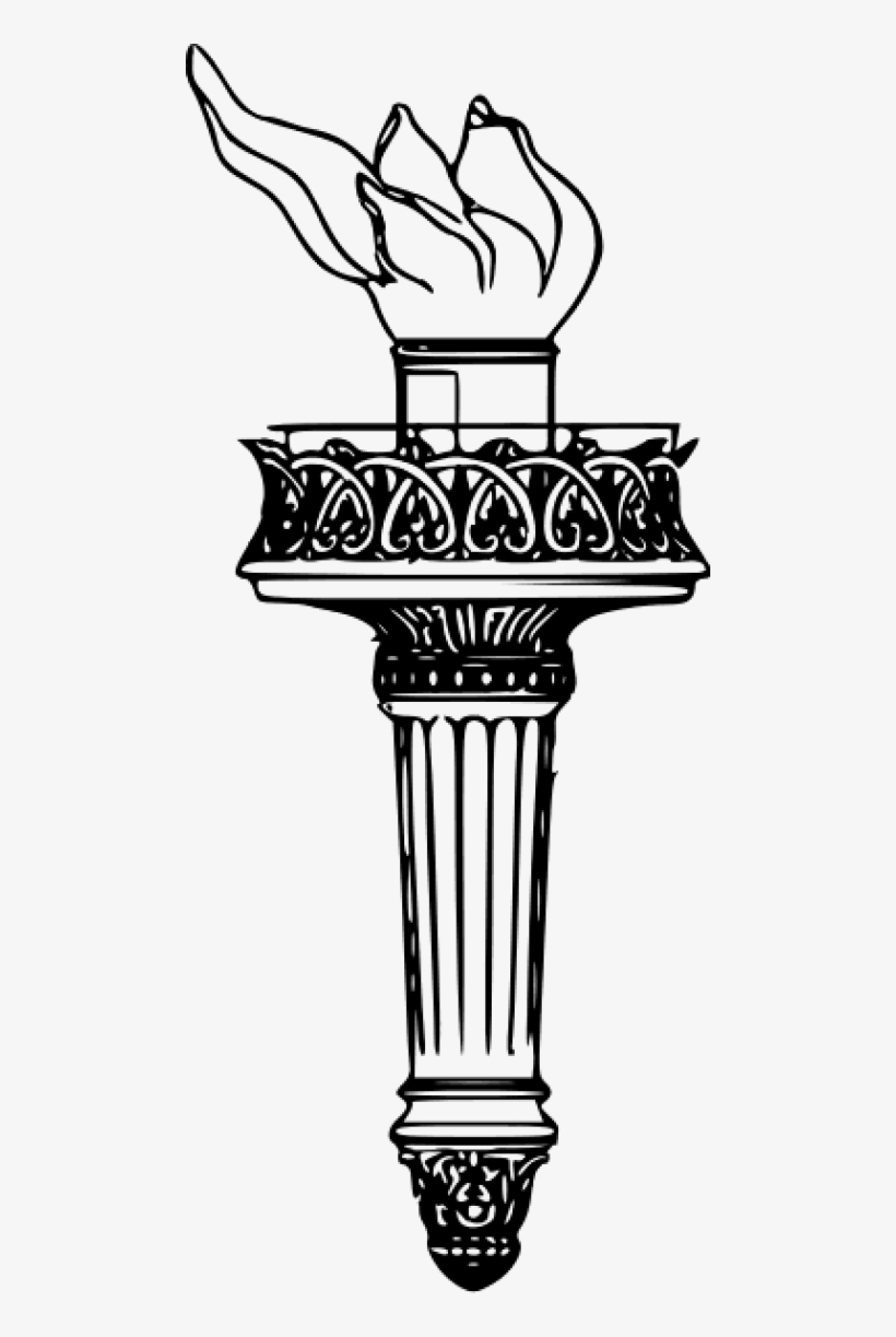 Free Png Download Liberty Torch Png Images Background - Statue Of Liberty Torch Clip Art, transparent png download