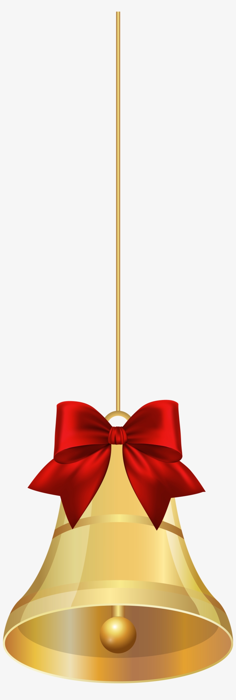 Hanging Christmas Bells Png, transparent png download