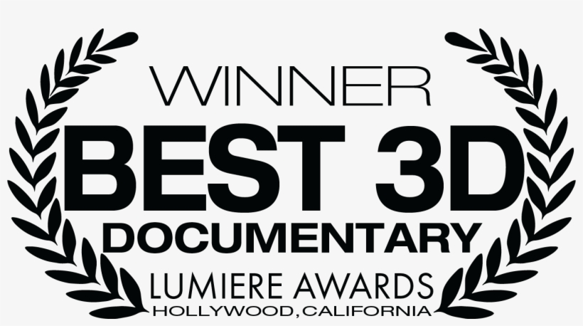 Vol Lumiere Award Best 3d Hollywood Black - Poster, transparent png download