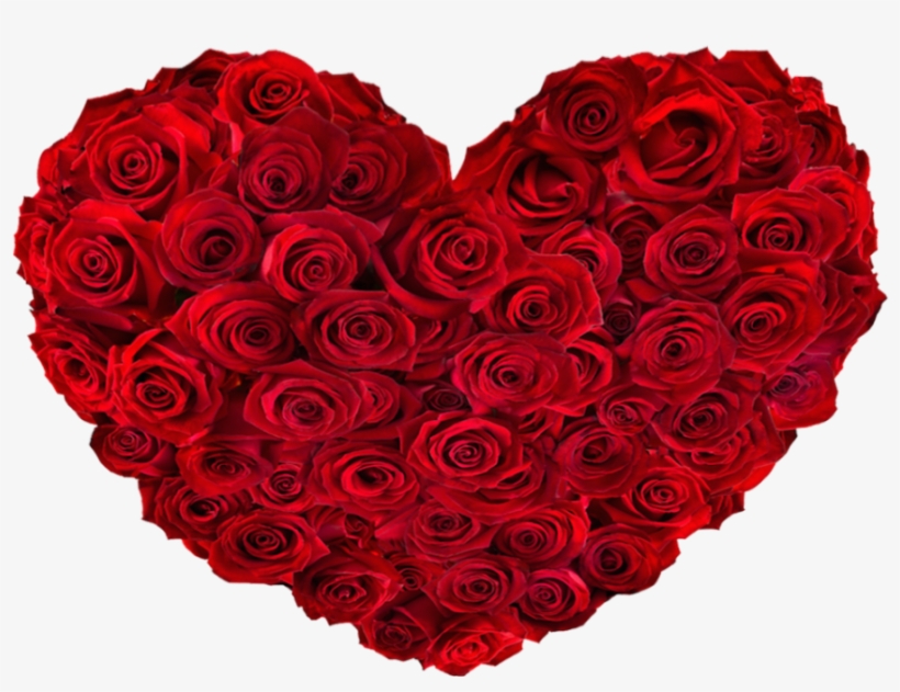 Roses Heart Png - Rose Heart, transparent png download
