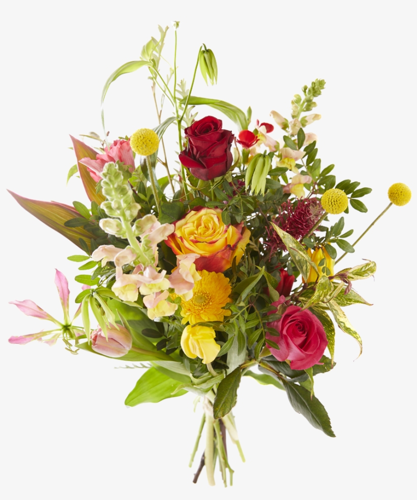 Valentijnsdag Boeket Kleurrijke Valentijn - Floribunda, transparent png download