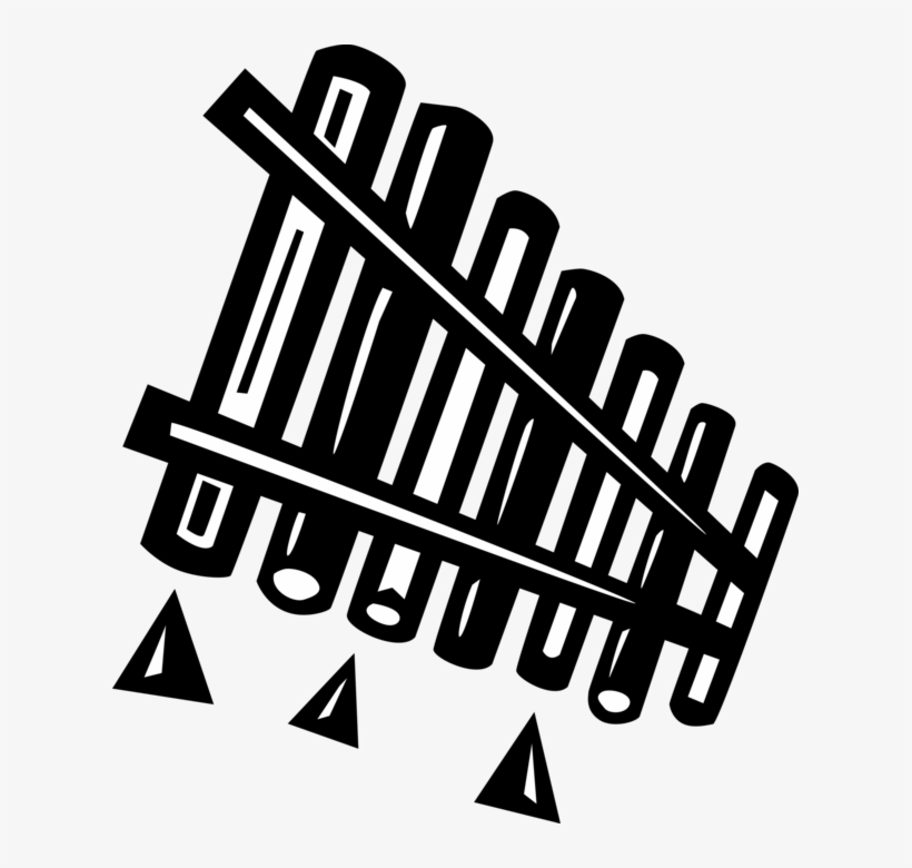Vector Illustration Of Panpipe Pan Flute Closed Tube, transparent png download